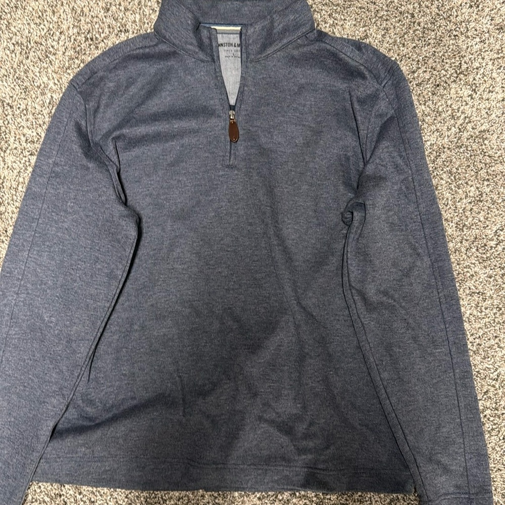 Johnston & Murphy Quarter zip shirt, L
